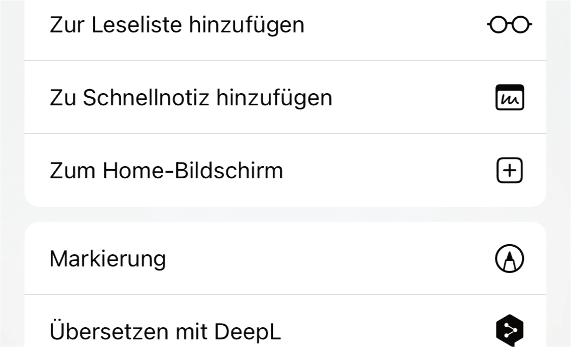 Installation Safari iOS Step 2